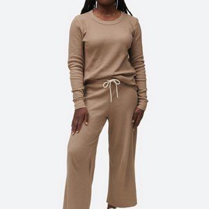 NWT MATE the label thermal crew neck